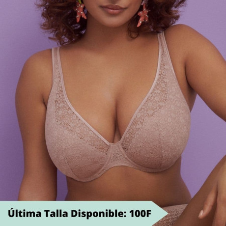 Bralette reductor encaje, relleno fino, epirus,...