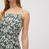 Vestido largo tirantes estampado, ilha de mel, ysabel mora.