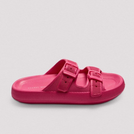 Chanclas de playa, fucsia, ysabel mora. 2