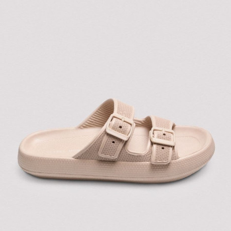 Chanclas de playa, beige, ysabel mora. 2