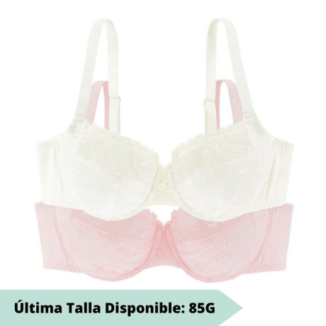 packx2 full cup bra, underwired, non padded, rena, dorina.