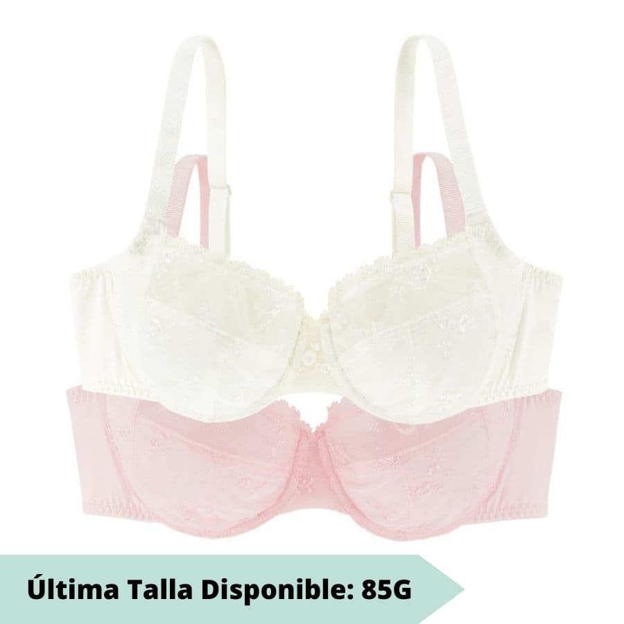 packx2 full cup bra, underwired, non padded, rena, dorina.