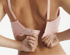 bralette lactancia encaje, sin aros, relleno fino extraíble, promise.