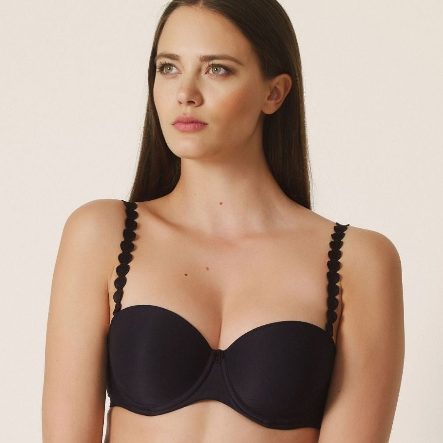Strapless full cup bra, lightly padded, tom, marie jo.