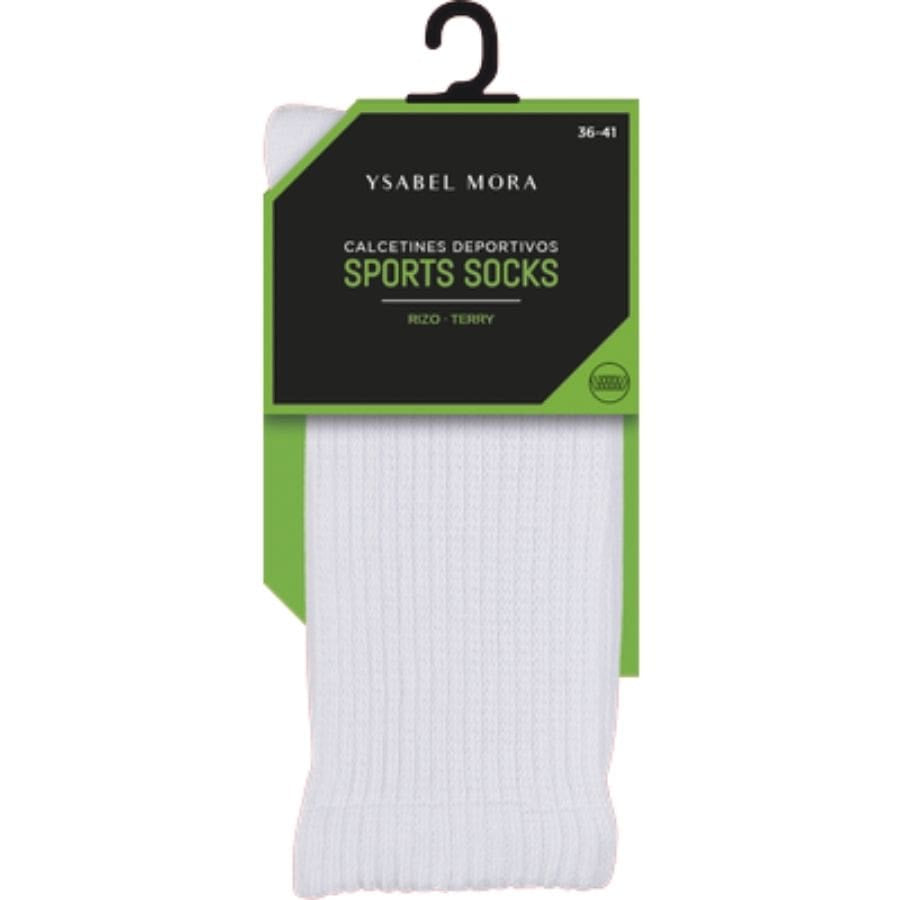 calcetines deportivos largos de algodón de ysabel mora.