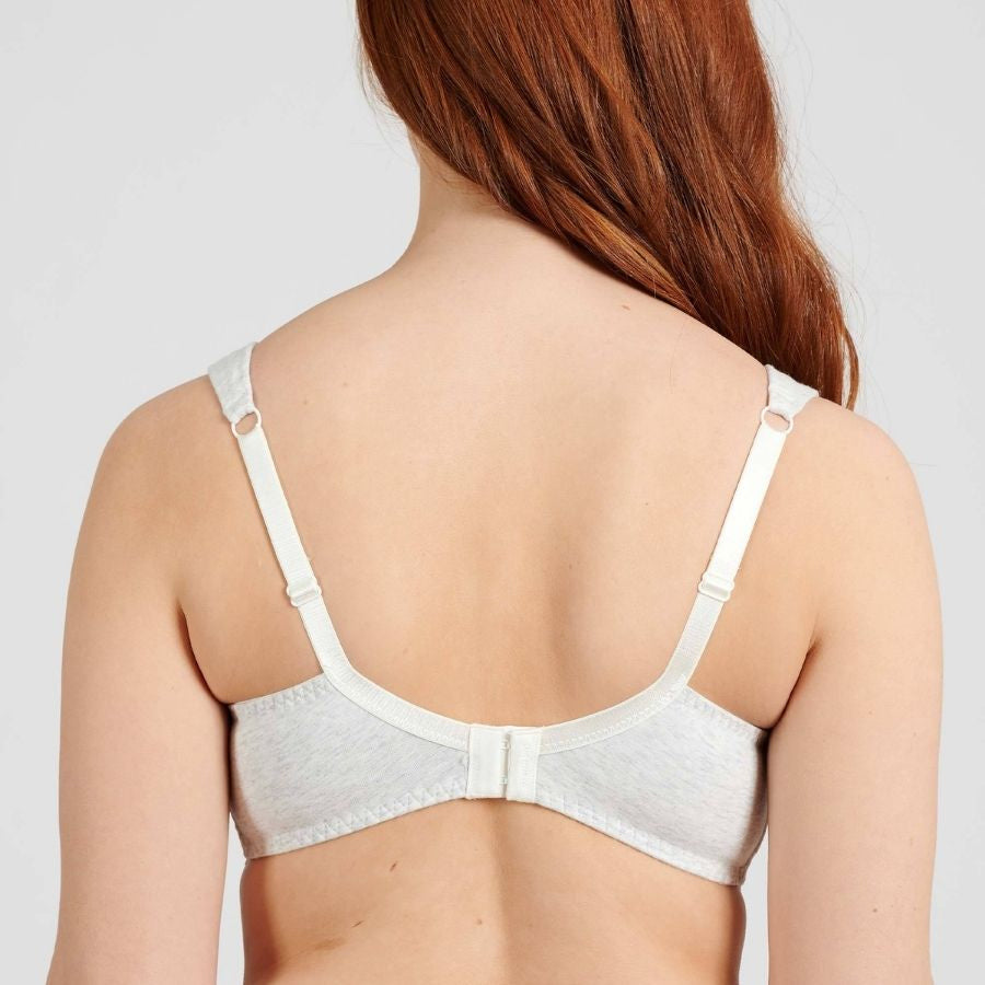 Cotton nursing bra, underwired, New Calin model, Sans Complexe. Up to F cup.