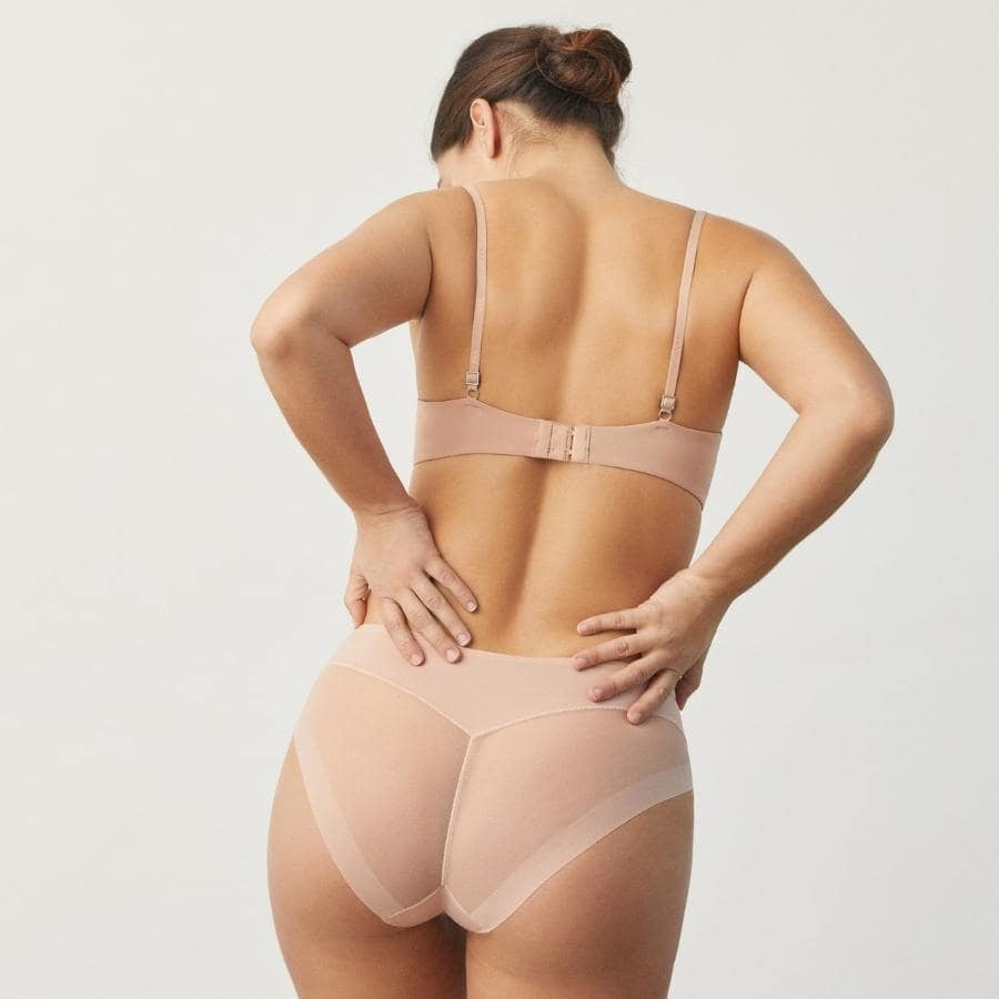 braguita corte midi microfibra invisible de ysabel mora.