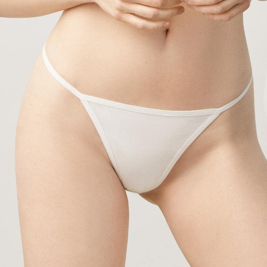 Braguita de corte mini tanga de algodón suave de ysabel mora.