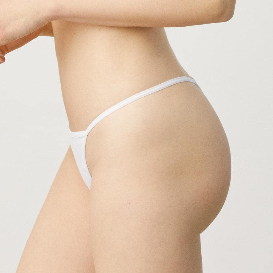 Braguita de corte mini tanga de algodón suave de ysabel mora.