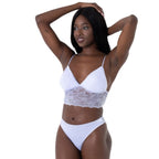 3-pack lace thong briefs, crystal by Dorina.