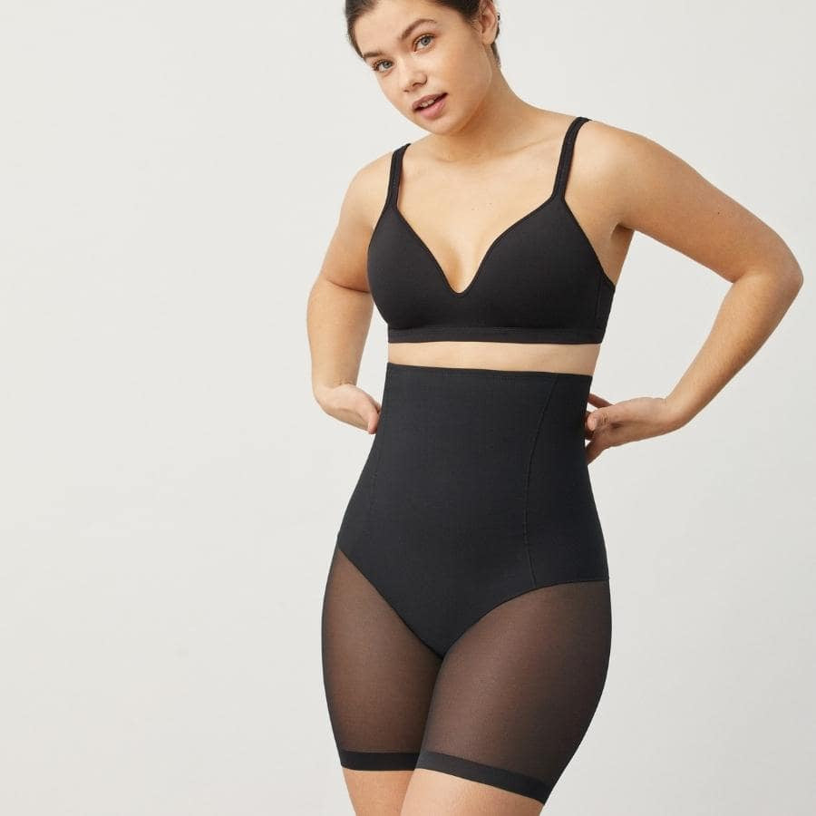 faja alta reductora pantalón, vientre plano de ysabel mora.
