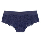 braga corte short de encaje floral, lyra de dorina.