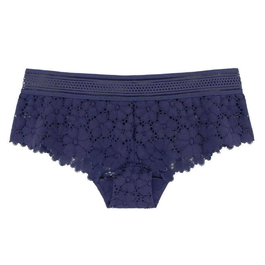 braga corte short de encaje floral, lyra de dorina.