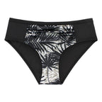 braga bikini de talle alto estampada, bako de dorina.