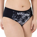 braga bikini de talle alto estampada, bako de dorina.