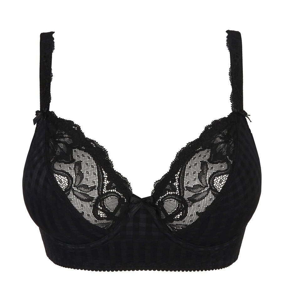 bralette reductor cuadritos y encaje, madison de primadonna.
