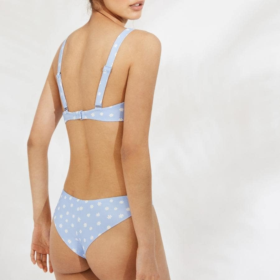 conjunto bikini bandeau sin aros, copa b de ysabel mora.