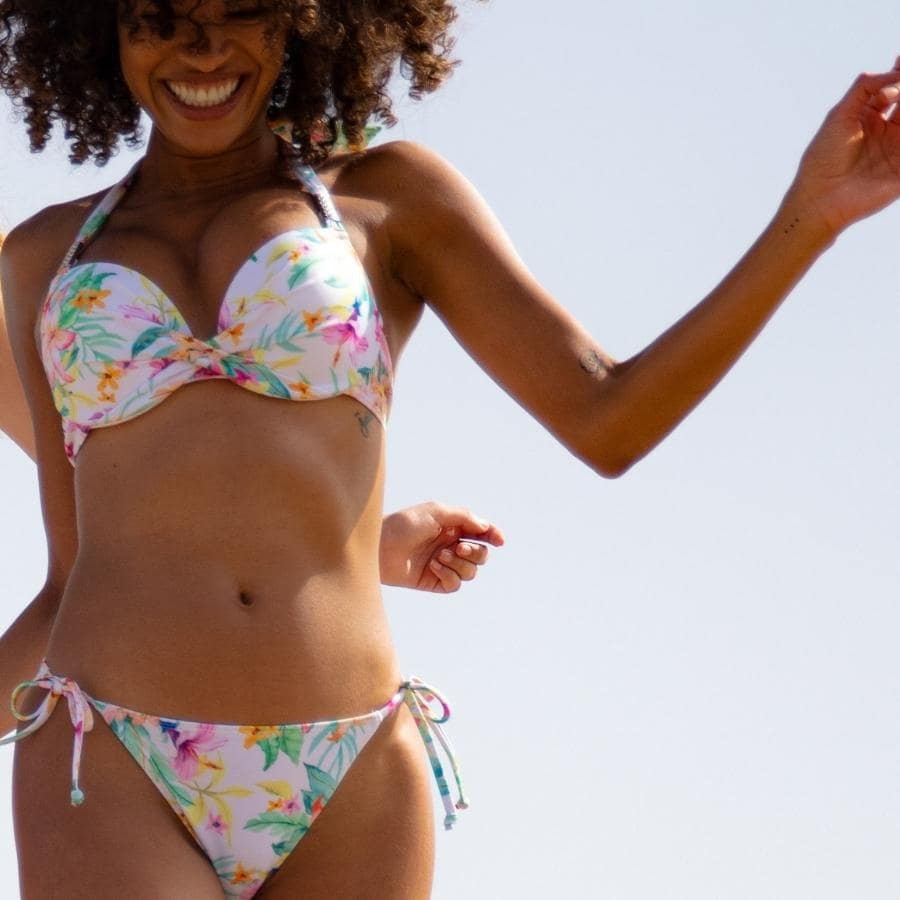 Dorina Koro Island printed push-up bikini set.