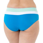 High-waisted tricolor bikini briefs, Lawaki by Dorina.