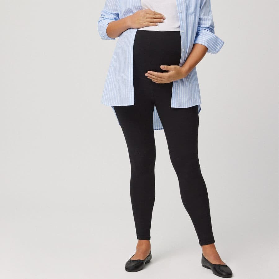 Leggings premamá cómodos y elásticos de Ysabel Mora.
