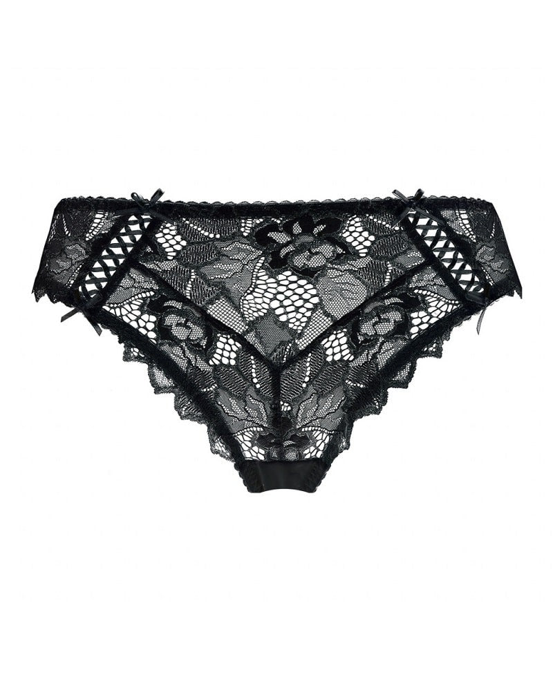 Classic cut brief with floral lace, Arum style, Sans Complexe.