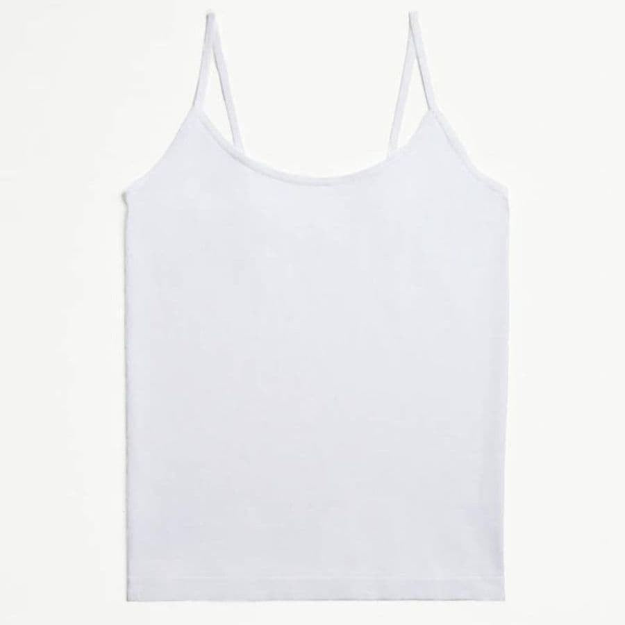 camiseta interior de microfibra tirante fino de ysabel mora.