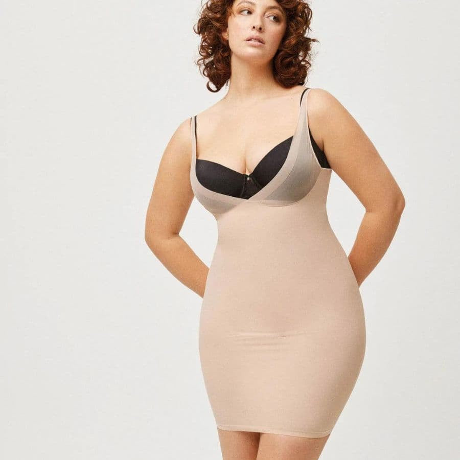 vestido reductor y moldeador cuerpo completo de ysabel mora.