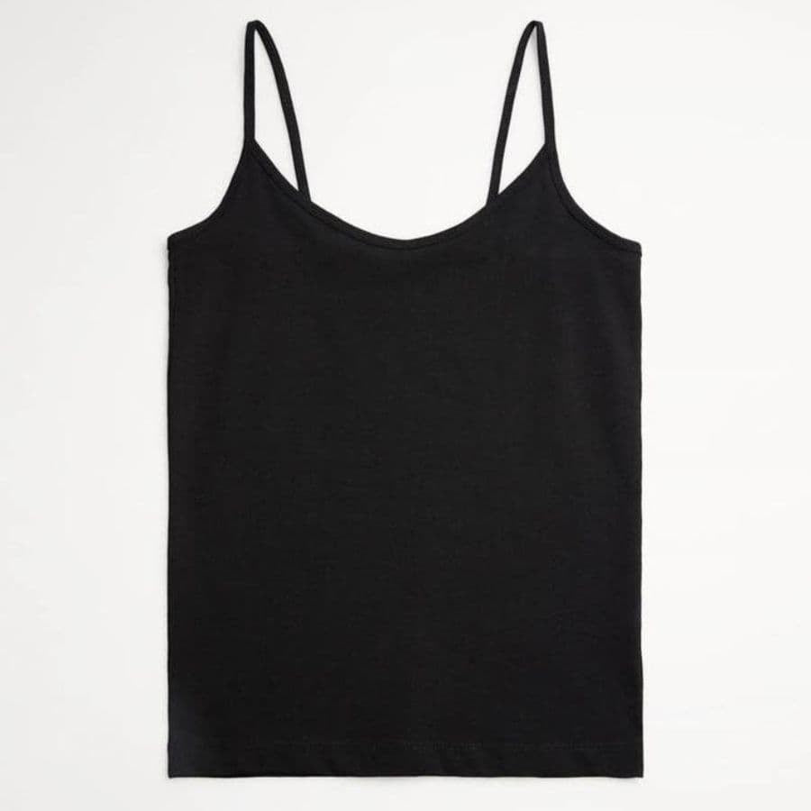 Camiseta interior con tirante fino en algodón de ysabel mora