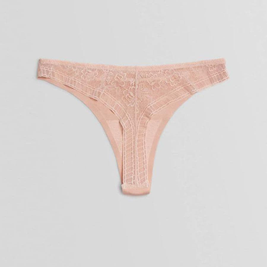 Braga corte tanga en encaje invisible de ysabel mora.
