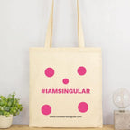 tote bag singular contra el cancer de mama.