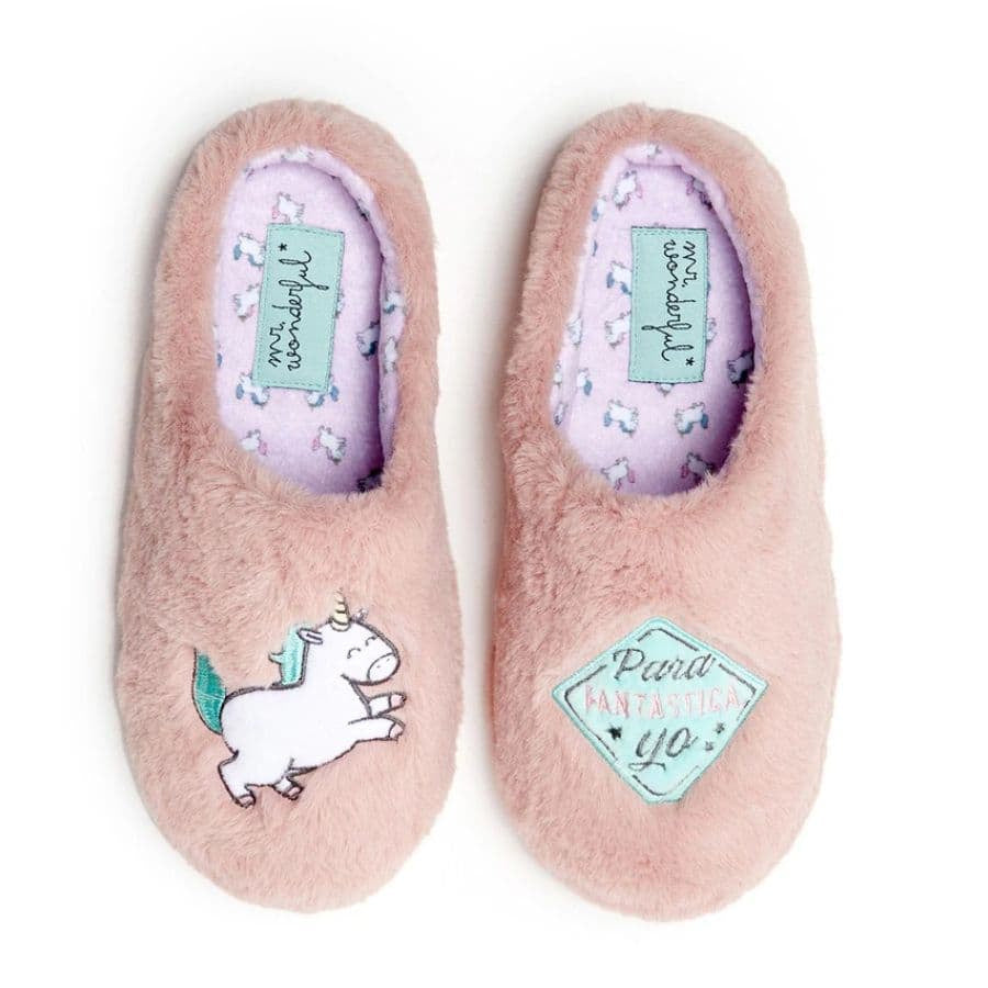 zapatillas para estar por casa, "para fantástica yo", mr. wonderful.