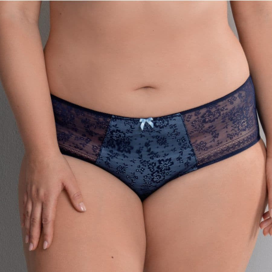 braguitas talle alto de encaje, fleur de rosa faia.