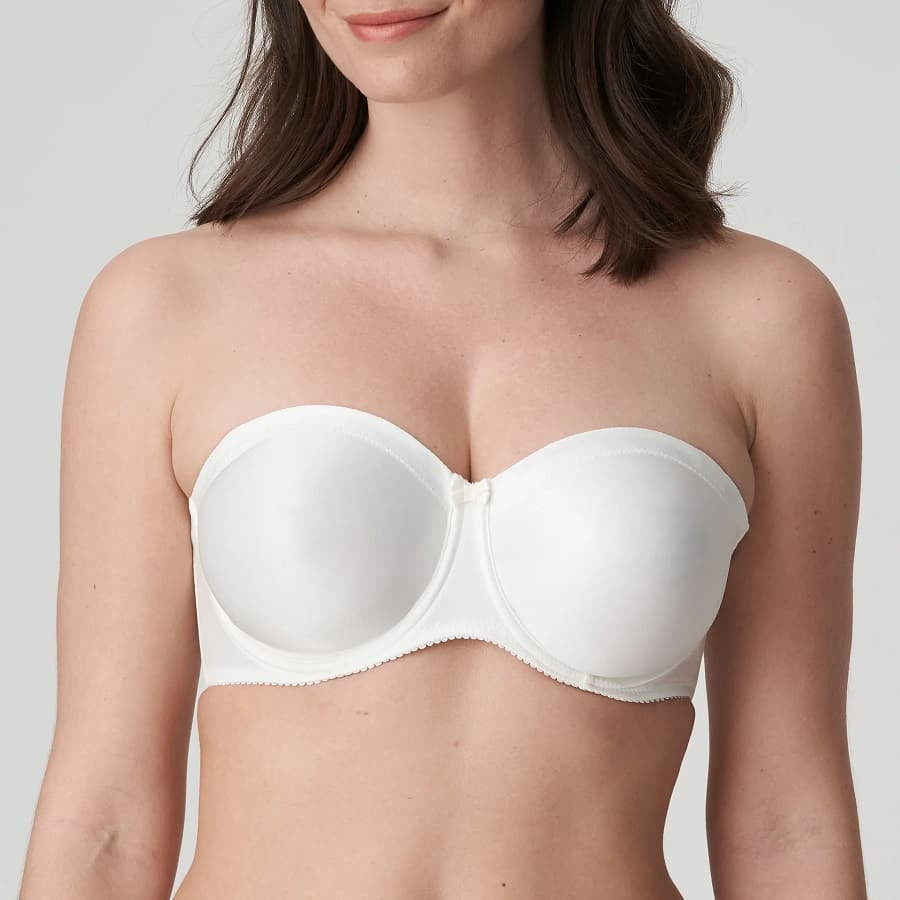sujetador reductor sin tirantes, satin de primadonna.