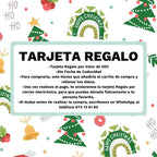 tarjeta regalo navideña 50 euros, singular.
