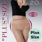 panty especial plus size, 20 den, ivette.