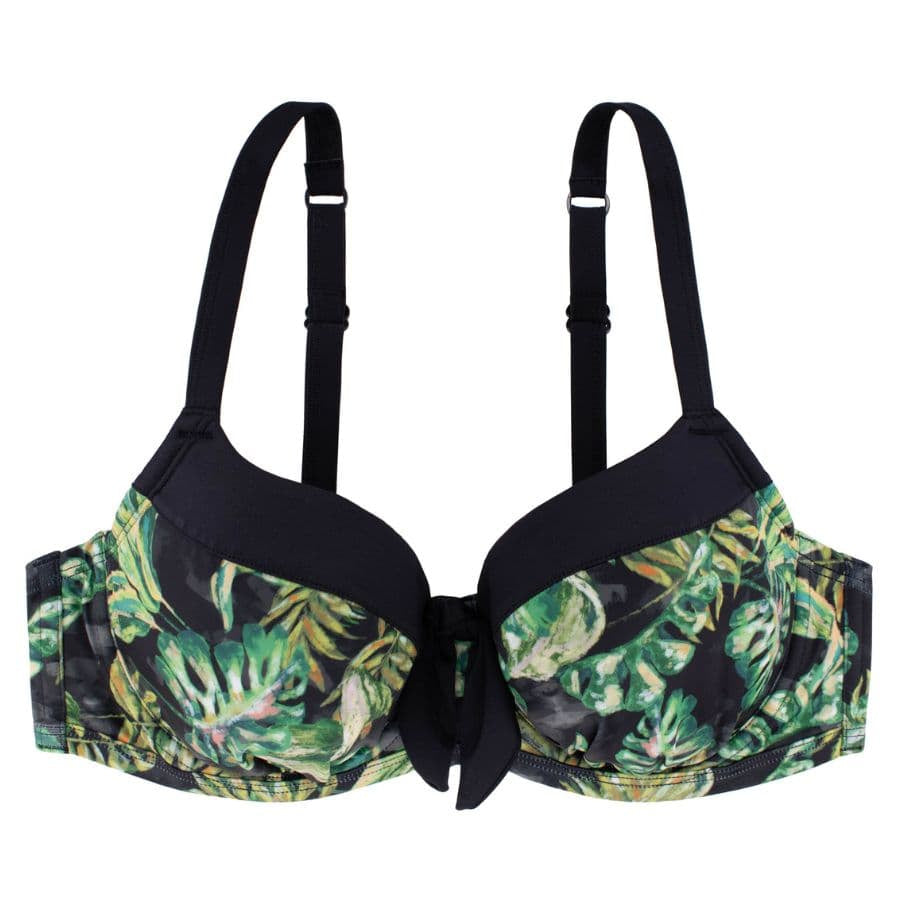 copa bikini capacidad estampado tropical, kano de dorina.