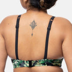 copa bikini capacidad estampado tropical, kano de dorina.