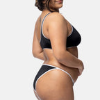 conjunto bikini tipo top, sin aro, bandol de dorina.