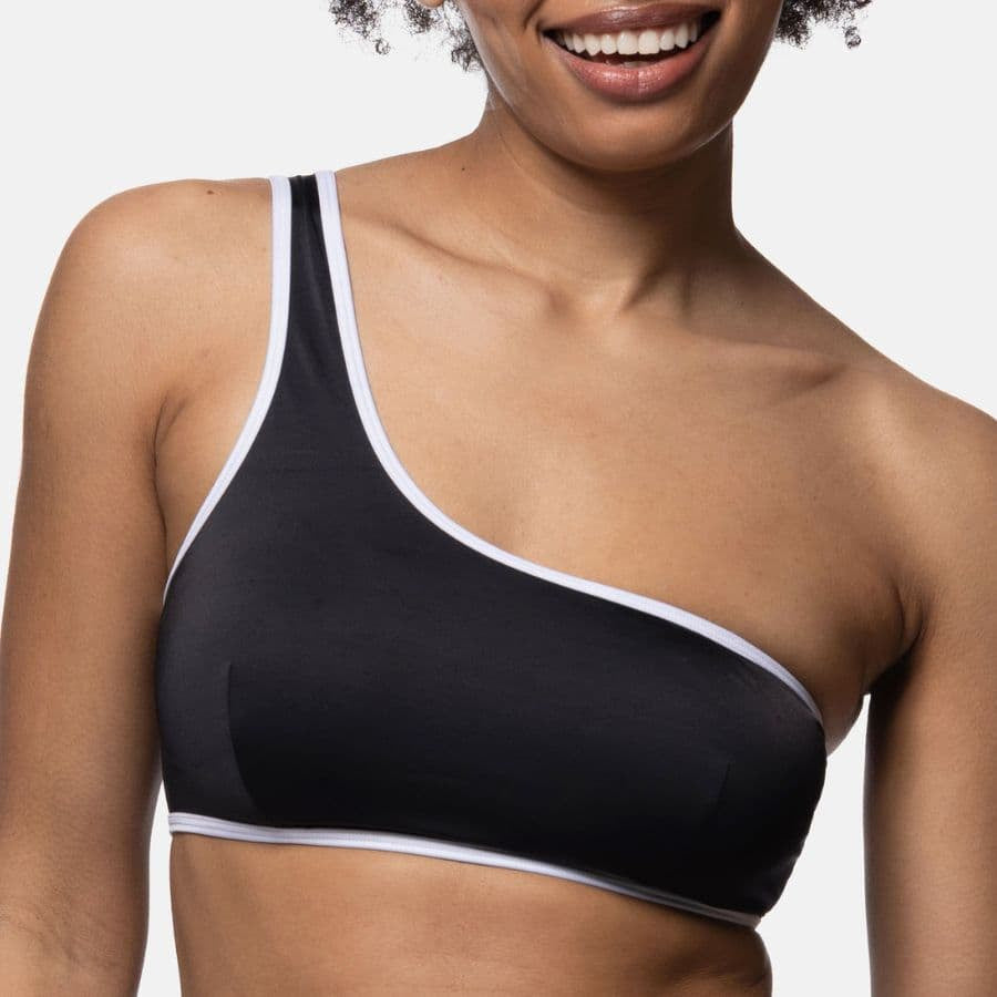 conjunto bikini tipo top, sin aro, bandol de dorina.
