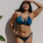 conjunto bikini de triángulo, bora bora de dorina.