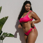 conjunto bikini tipo top sin aros, yadua de dorina.