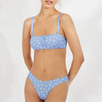 conjunto bikini bandeau sin aros, copa b de ysabel mora.