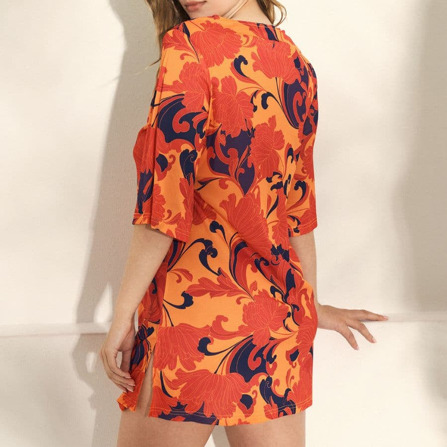 kaftan de playa estampado, promise.