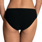 braga bikini de talle alto básica negra de rosa faia.