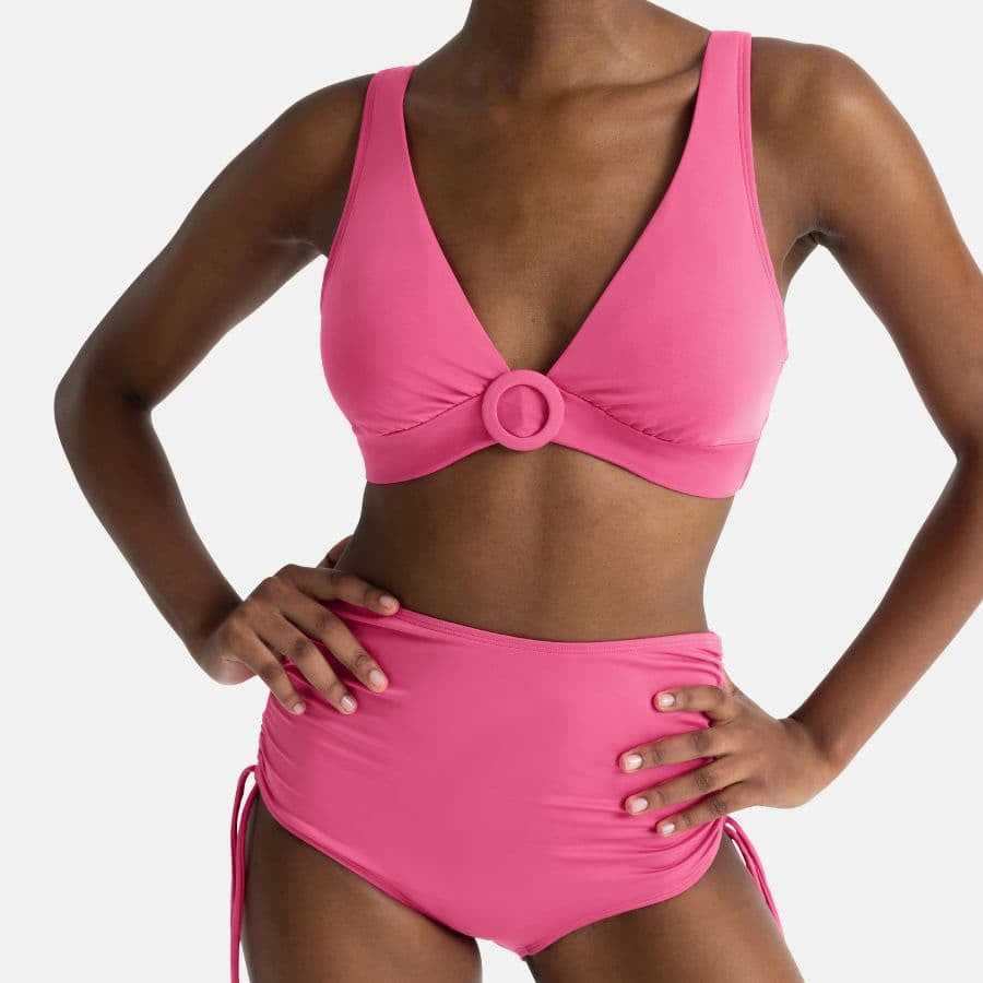 Conjunto bikini lactancia y premamá, azzurra de dorina.