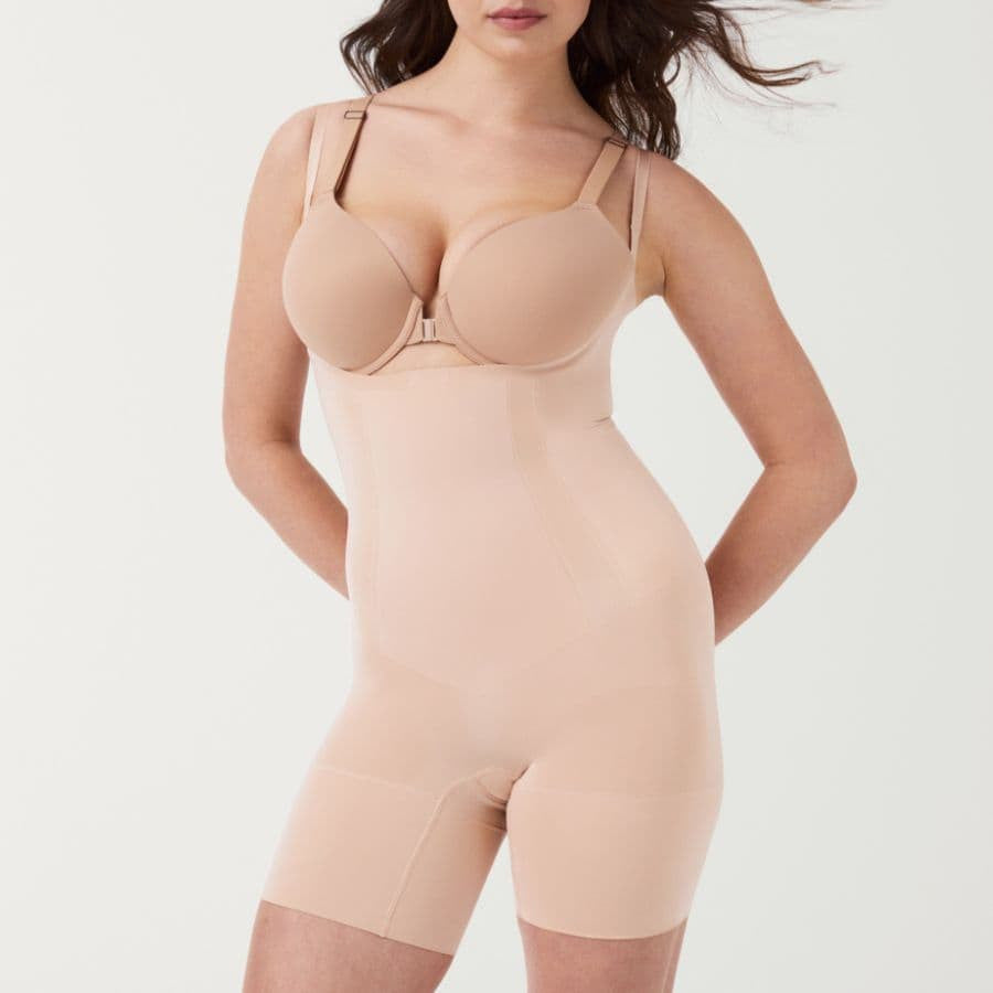 Invisible body shaper, panty cut, Spanx.
