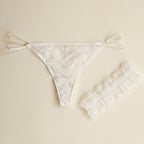Special gift for brides, Brazilian brief and garter, promise.