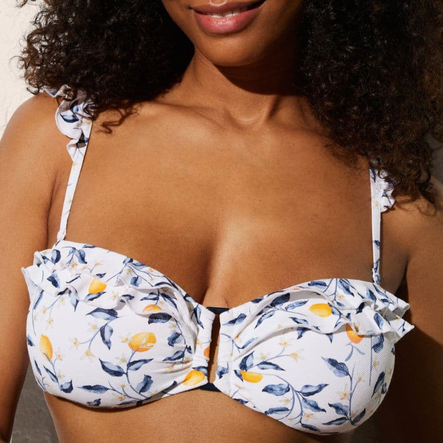 Conjunto bikini bandeau, copa c, túnez, ysabel mora.