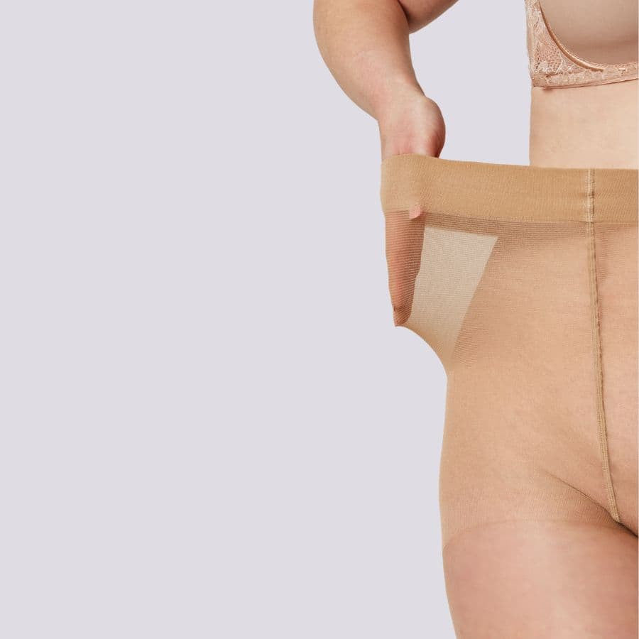 Panty de verano supertalla, 15 den, ysabel mora.