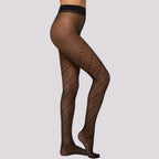 Panty fantasía topos y corazones, 20 den, ysabel mora.